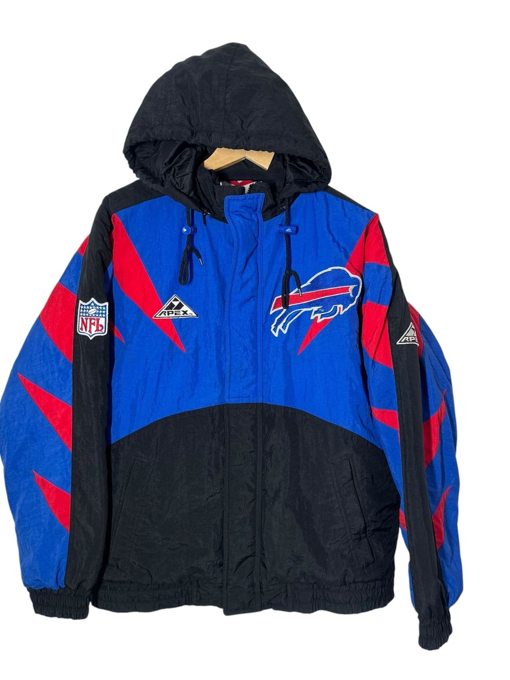VTG 90s NFL BUFFALO BILLS APEX ONE PRO LINE PUFFER JACKET SIZE M